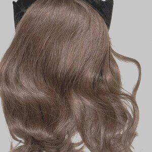 Vintage 100% Human Hair Fall from the 1970's -#9 Brown  NEW with tags